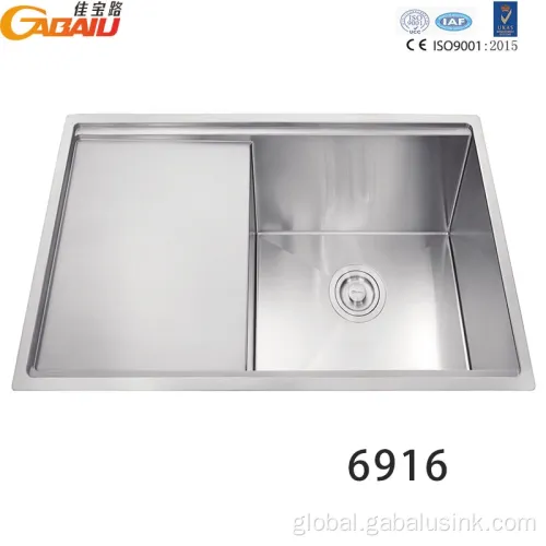  SUS 304 Stainless Steel Handmade Kitchen Sink Supplier